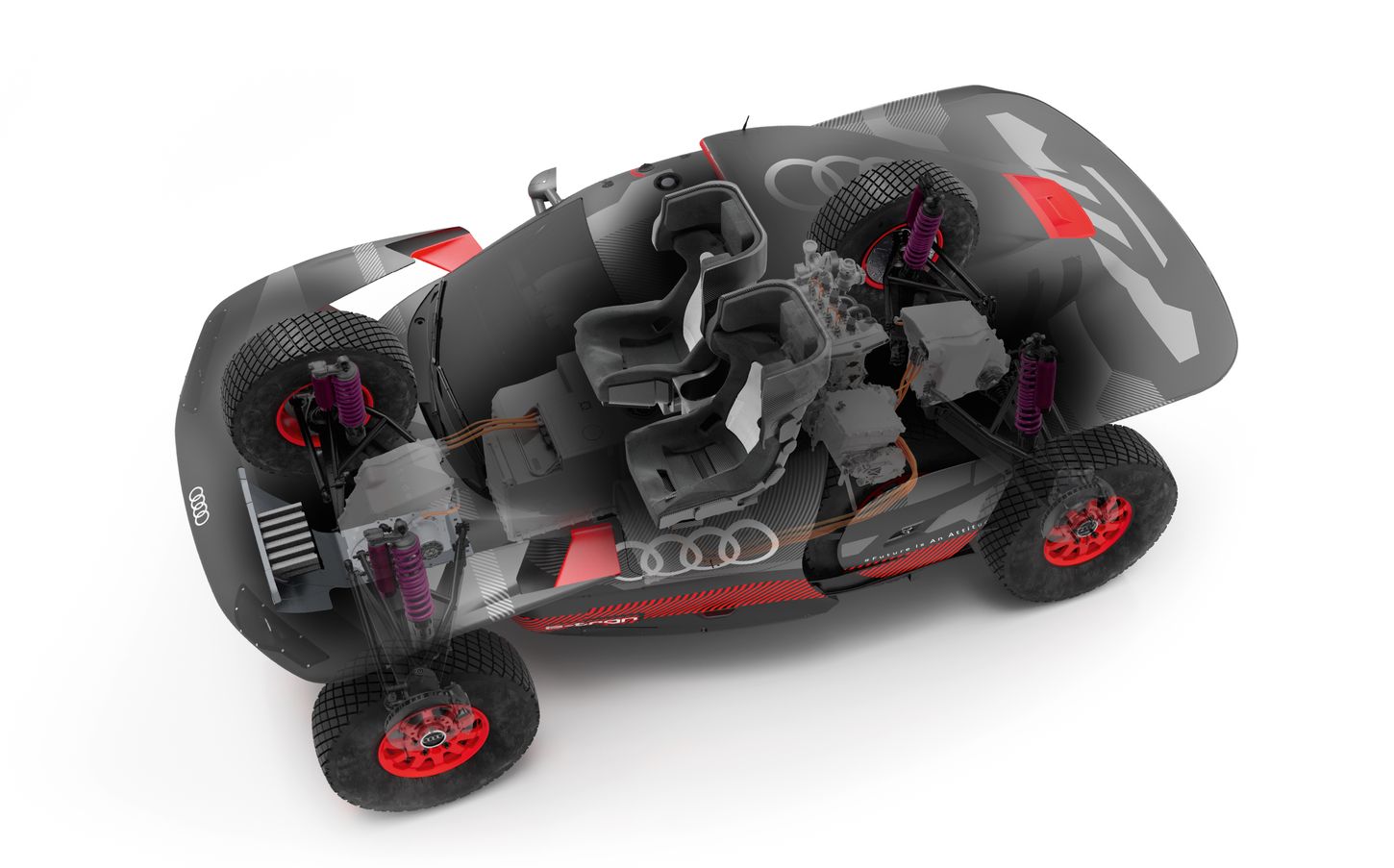 Audi RS Q e-tron, el vehículo electrificado que ha ganado el Rally Dakar 2024 con Carlos Sainz al volante y Lucas Cruz como copiloto