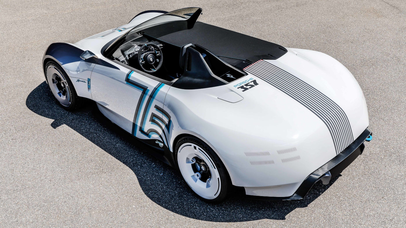 El prototipo de Porsche presentado en Goodwood es 'purismo y prestaciones eléctricas'