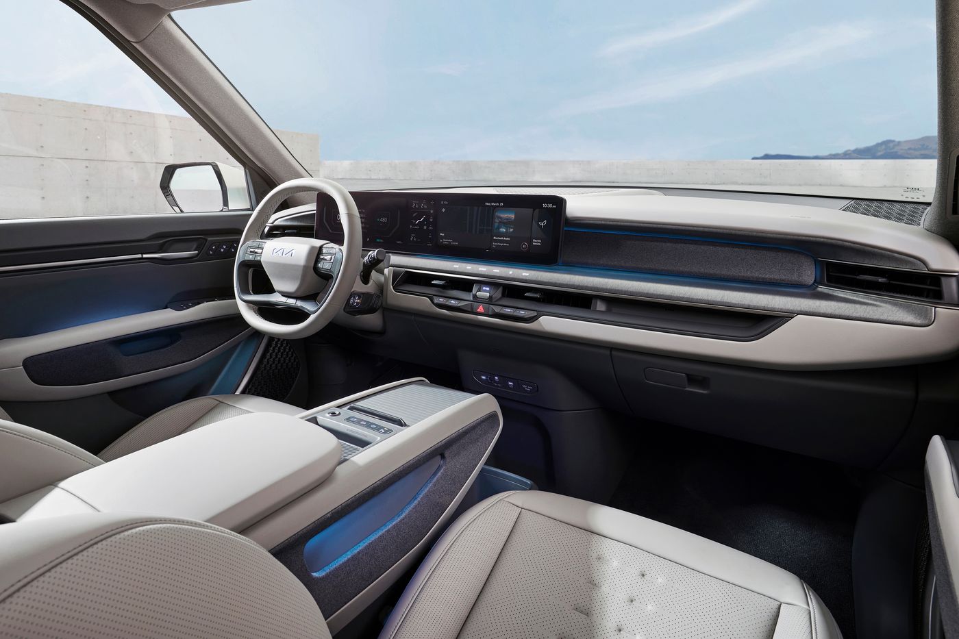 Kia ha desvelado cómo será su futuro vehículo eléctrico que lanzará en 2023, el EV9, un SUV de hasta siete plazas y cinco metros de longitud