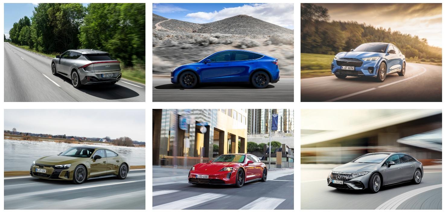 Te presentamos los seis coches eléctricos mas rápidos del mercado