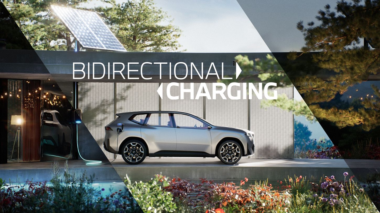 BMW anuncia que sus vehículos de la “NeueKlasse” eléctricos podrán almacenar energía también para otros usos además de la impulsión propia, la llamada carga bidireccional